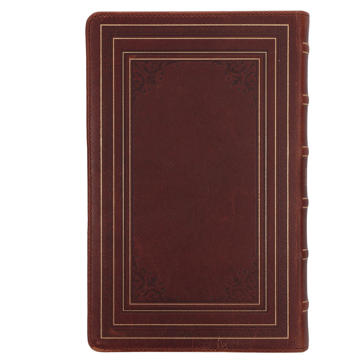 KJV Brown Genuine Leather Flexcover Deluxe Gift Bible Indexed