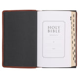 KJV Brown Genuine Leather Flexcover Deluxe Gift Bible Indexed
