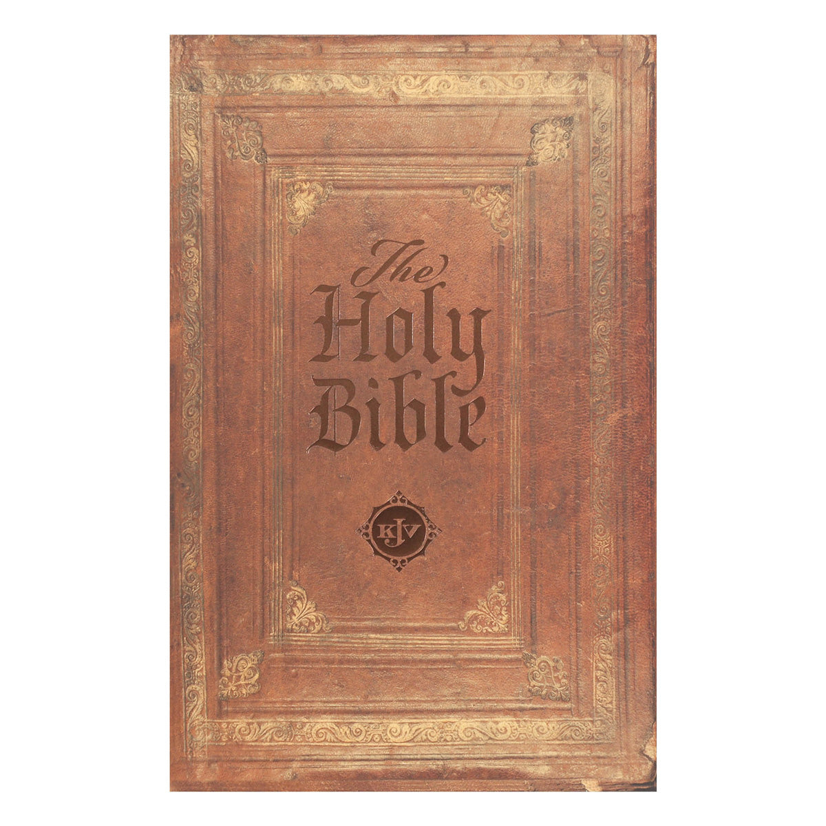 KJV Light Brown and Gold Paperback Outreach Bible