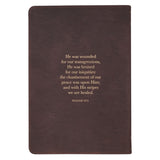 Amazing Grace Crown of Thorns Two-Tone Brown Faux Leather Journal