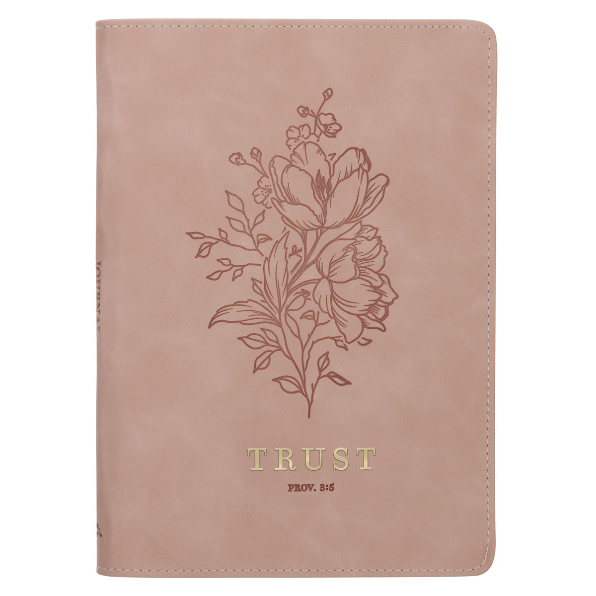 Trust Pink Faux Leather Journal