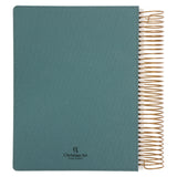 KJV Teal Spiral-Bound Hardcover Linen Cloth My Creative Bible Illustrators Edition