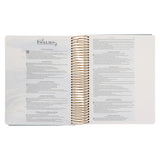 KJV Teal Spiral-Bound Hardcover Linen Cloth My Creative Bible Illustrators Edition