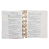 KJV Pink Spiral-Bound Hardcover Faux Leather My Creative Bible Illustrators Edition