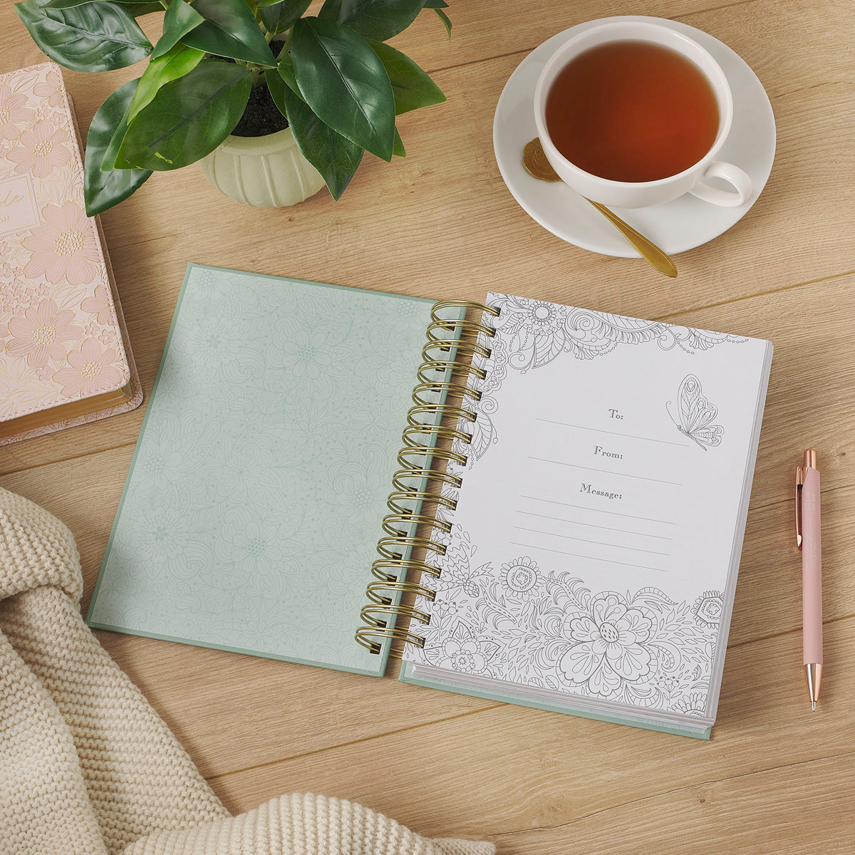 Daily Through the Psalms: A 365-Day Creative Journal (Spiral-Bound)