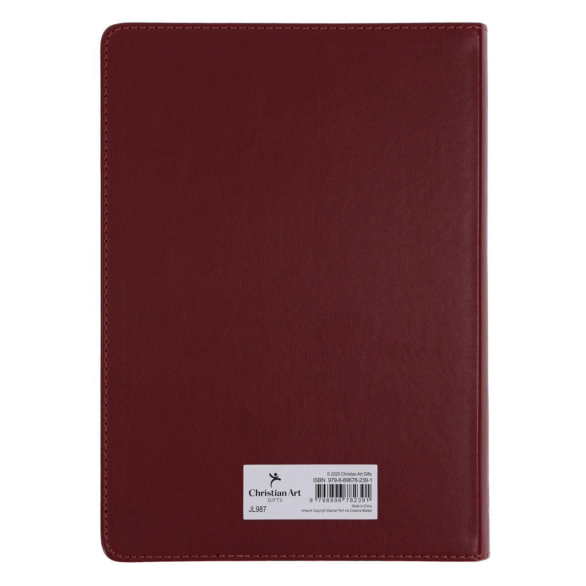 May the God of Hope Fill You with All Joy Faux Leather Journal