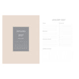 2027 Diary - 18-Month Planner for Women - Be Still and Know - Faux Leather with Zip
