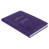 Saved By Grace Through Faith Faux Leather Journal