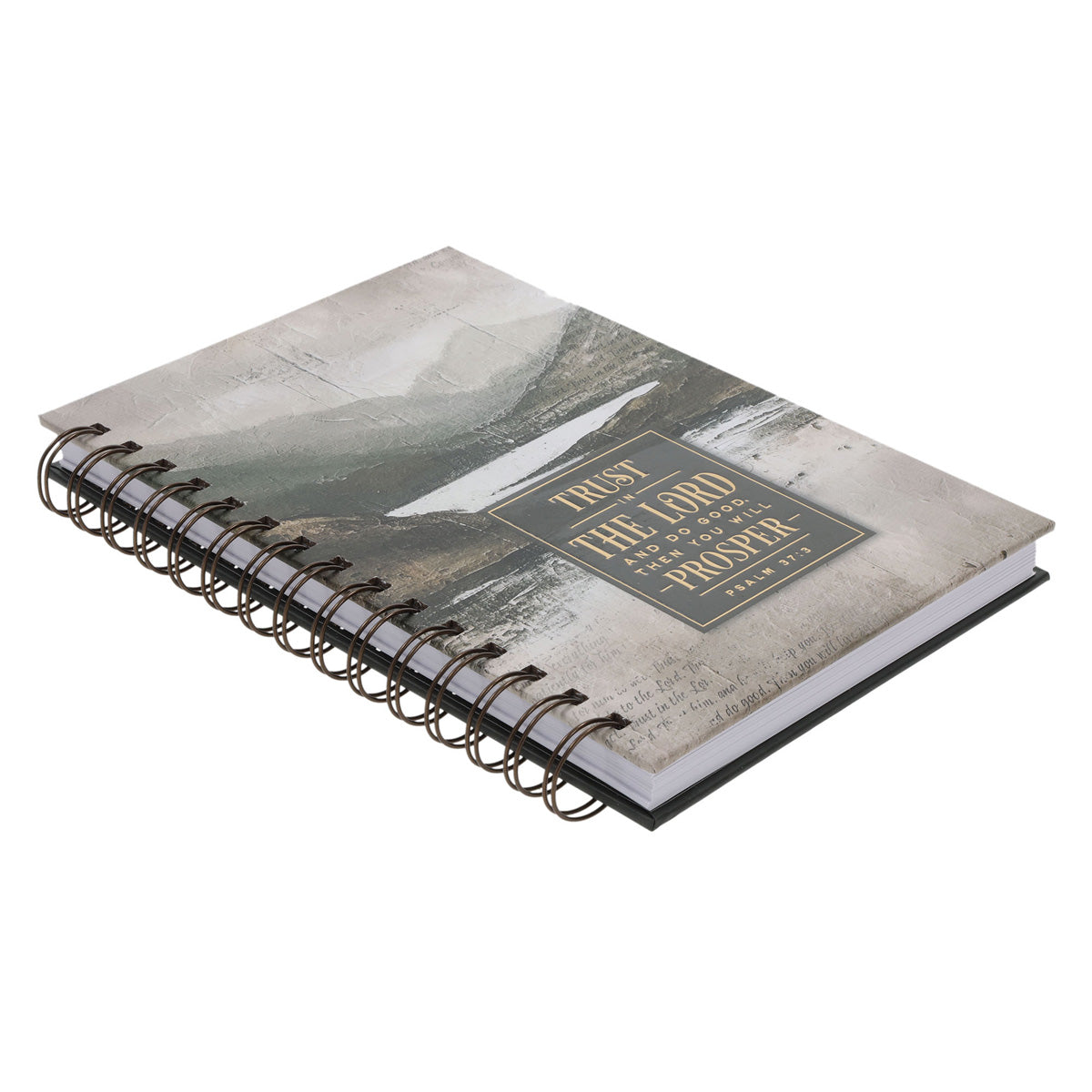 Trust in the Lord and do Good Hardcover Wirebound Journal