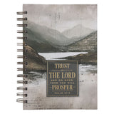 Trust in the Lord and do Good Hardcover Wirebound Journal