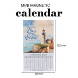 2027 Klein Magnetiese Kalender - Ek Is die Lig vir die Wêreld