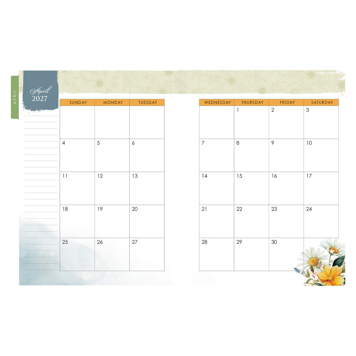 2027 Diary - 18-Month Planner for Women - Everything Beautiful - Wirebound