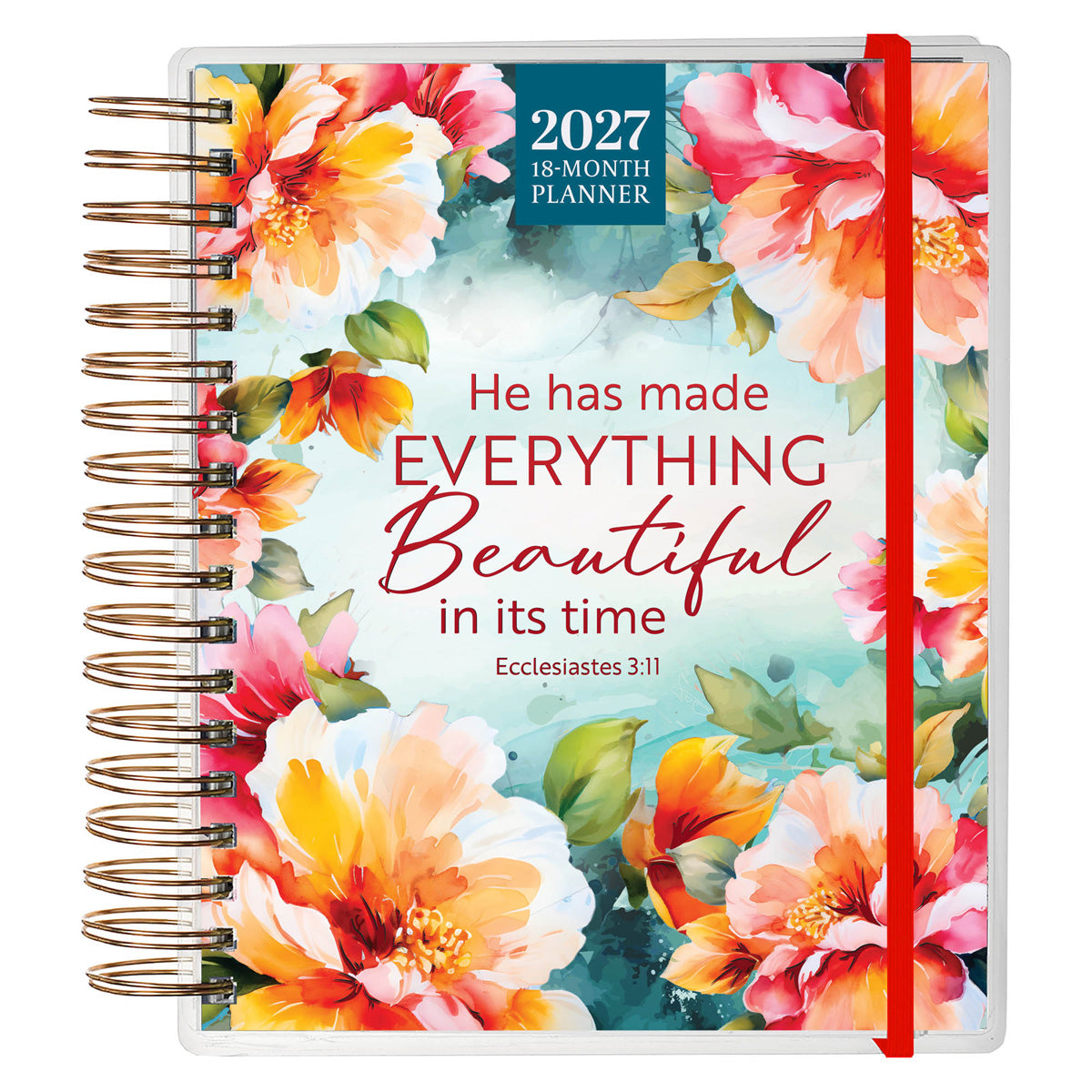 2027 Diary - 18-Month Planner for Women - Everything Beautiful - Wirebound