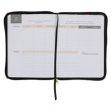 2027 Diary - 18-Month Planner for Women - Trust in the Lord - Faux Leather with Zip