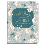 2027 Diary - 18-Month Planner for Women - All Things - Faux Leather with Zip