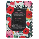 2027 Diary - Daily Planner - Be Still and Know - Wirebound
