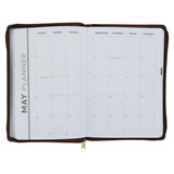 2027 Executive Diary - Daily Planner - For I Know the Plans - Faux Leather with Zip