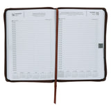 2027 Executive Diary - Daily Planner - For I Know the Plans - Faux Leather with Zip