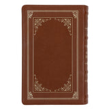 KJV Brown Frame Genuine Leather Bible Giant Print