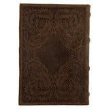 KJV Tan Vintage Design Genuine Leather Thinline Bible Large Print