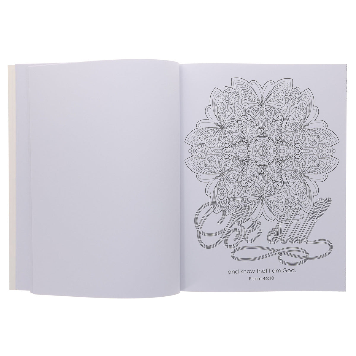The Psalms in Color Painted Floral Coloring Book (Paperback)