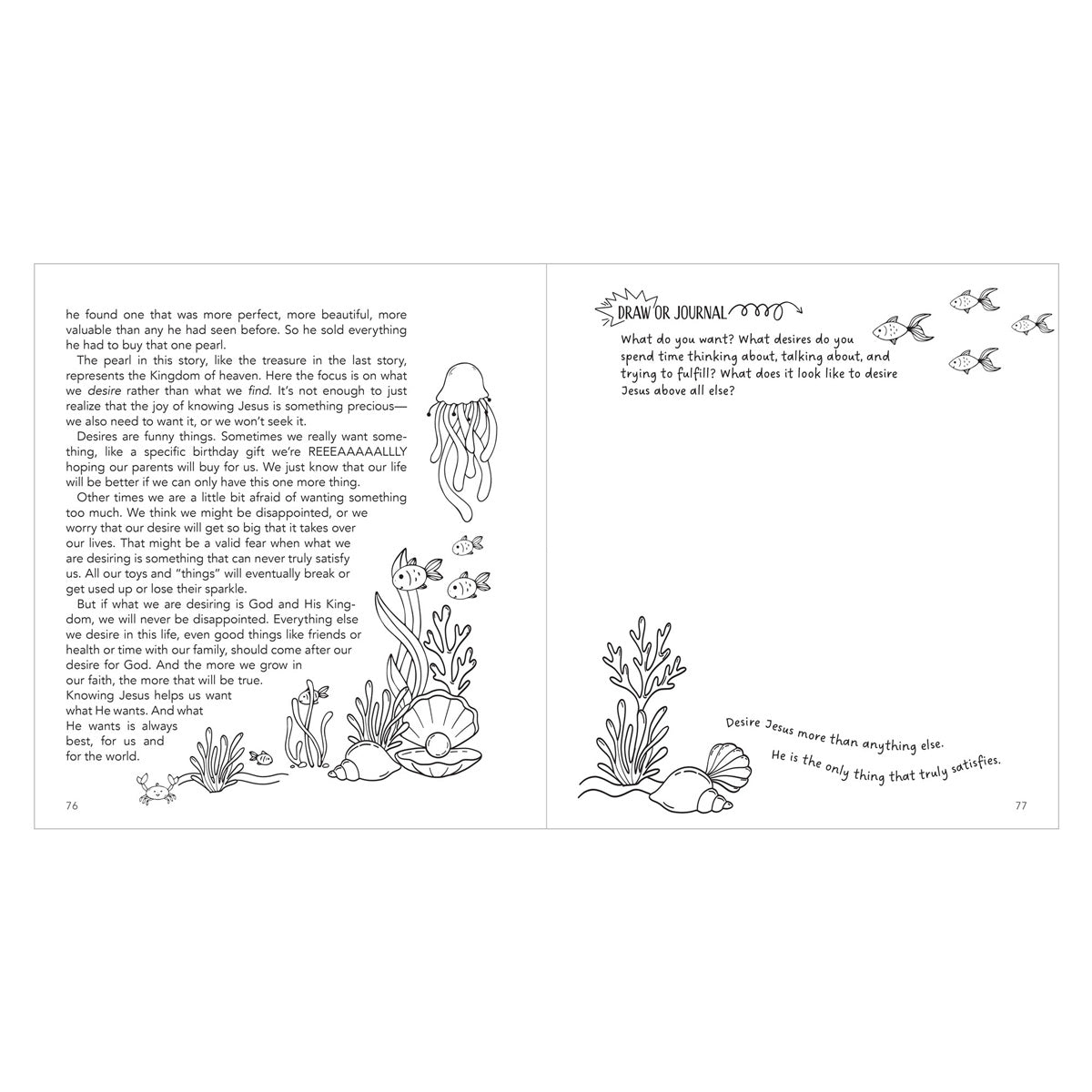 Doodle Devotions for Kids: Stories Jesus Told (Spiral-Bound)