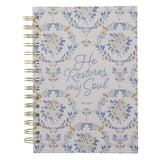 He Restores My Soul Hardcover Wirebound Journal