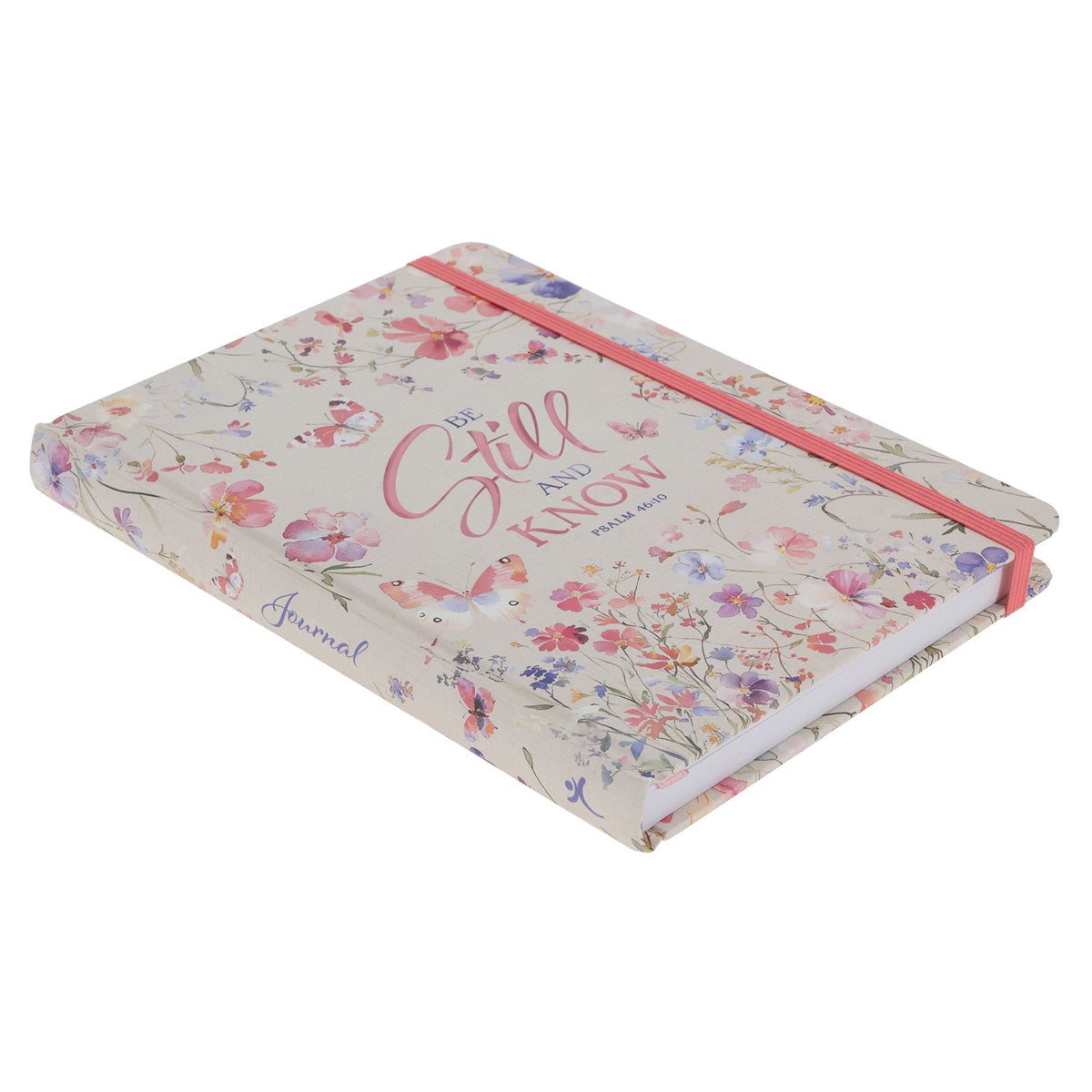Be Still and Know Hardcover Journal with Elastic Closure