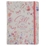 Be Still and Know Hardcover Journal with Elastic Closure