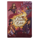 NLT Pink Faux Leather The Discovery Bible with Indexing Tabs