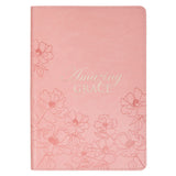 Amazing Grace Pink Faux Leather Journal