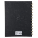 Eagles Wings Black Hardcover A4 Wirebound Journal