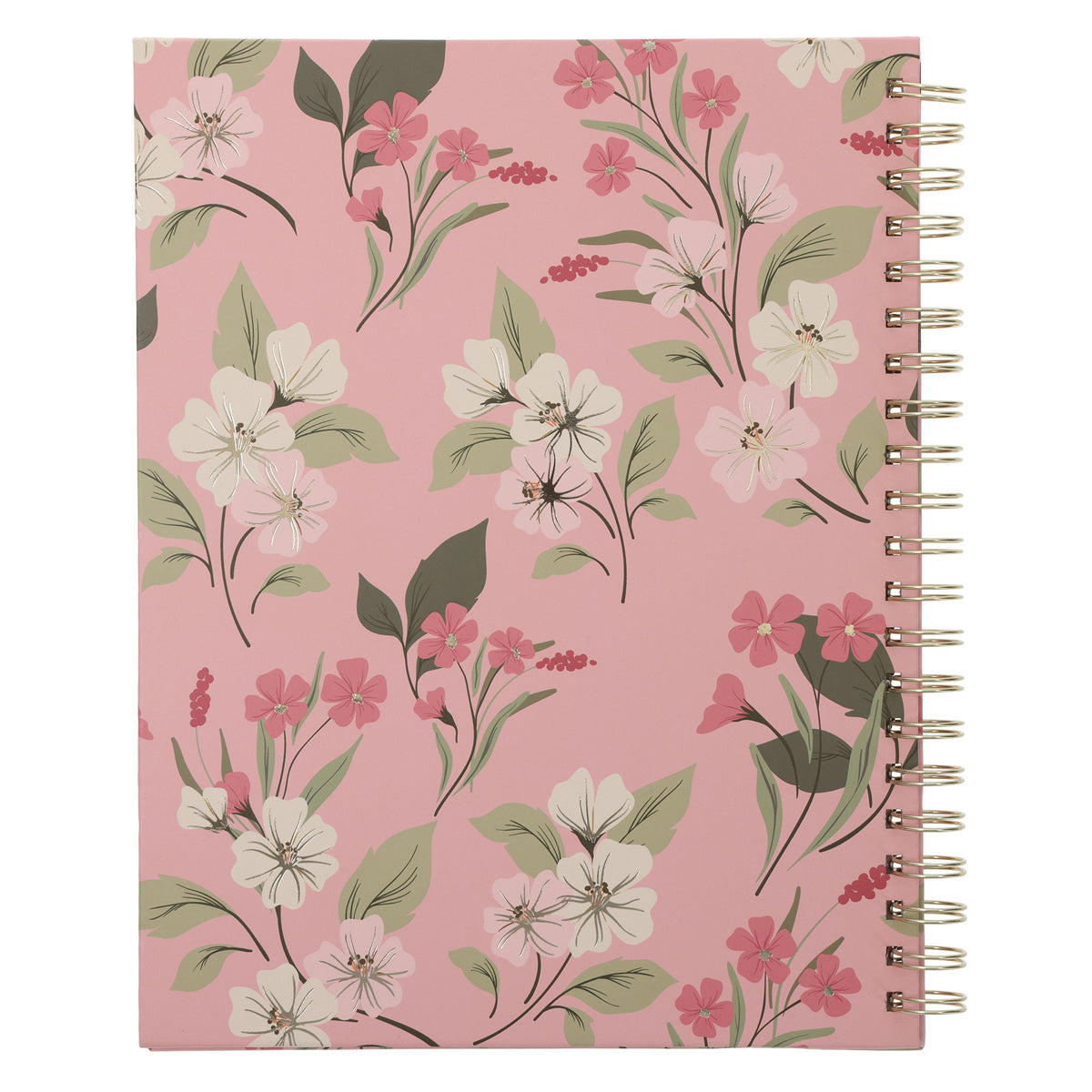 Grow in Grace Florals Hardcover A4 Wirebound Journal
