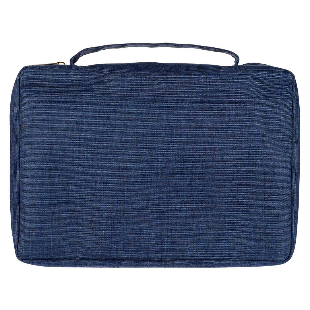 With God All Things Matt. 19:26 Blue (Poly-Canvas Bible Bag)