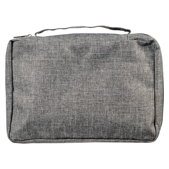 Strong & Courageous Joshua 1:9 Gray (Poly-Canvas Bible Bag)