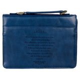 Blessed Is The One Who Trusts (Faux Leather Bible Bag)