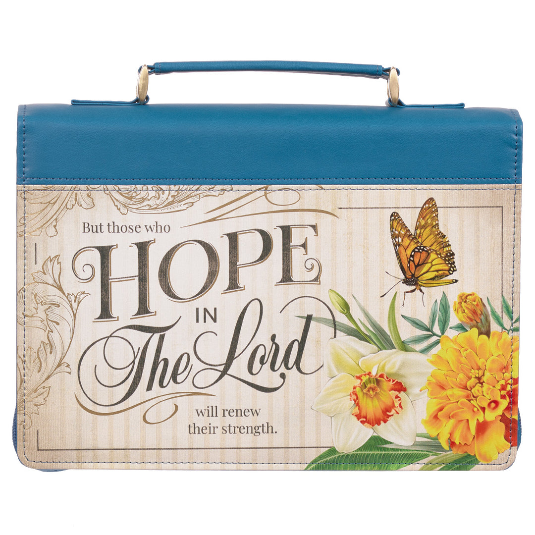 Hope In The Lord Isaiah 40:31 (Faux Leather Bible Bag)