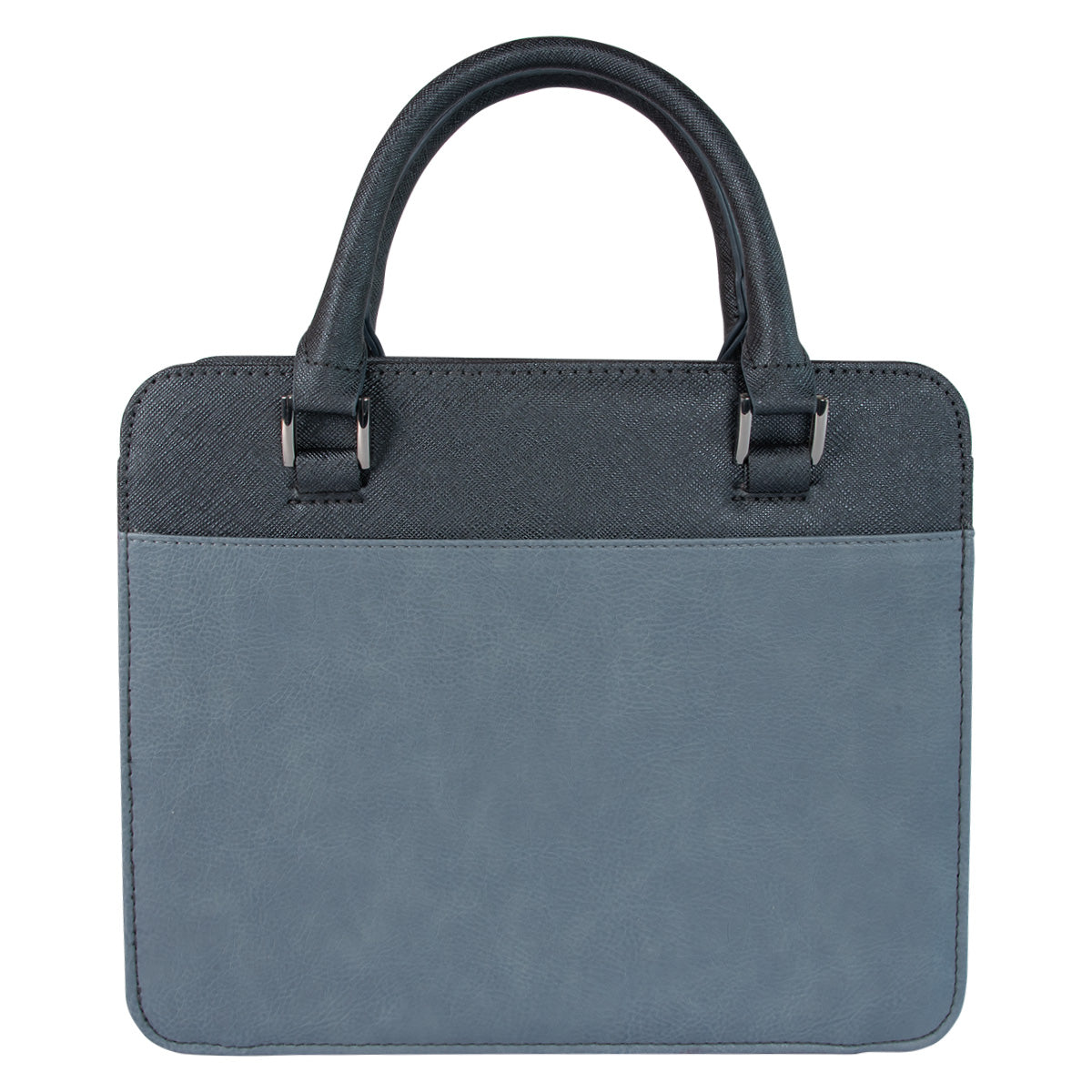Cross Grey (Faux Leather Fashion Bible Bag)