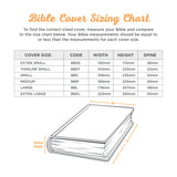 Cross Grey (Faux Leather Fashion Bible Bag)