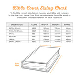 Genade Op Genade Faux Leather Bible Bag - Johannes 1:16