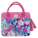 Genade Op Genade Faux Leather Bible Bag - Johannes 1:16