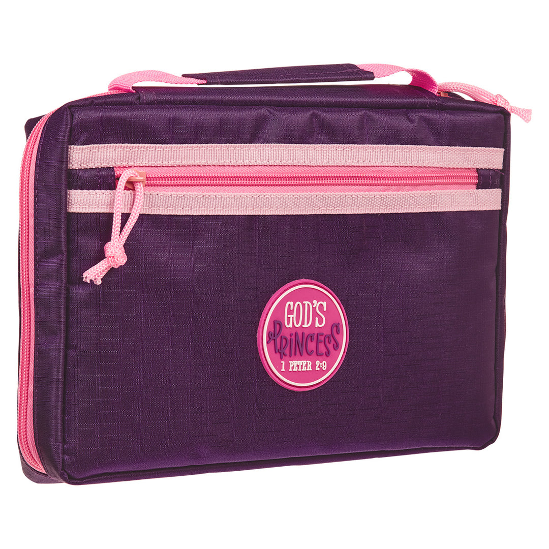 God's Princess Purple and Pink Polyester Bible Bag