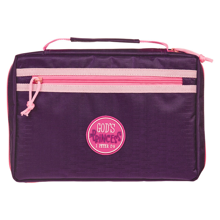 God's Princess Purple and Pink Polyester Bible Bag