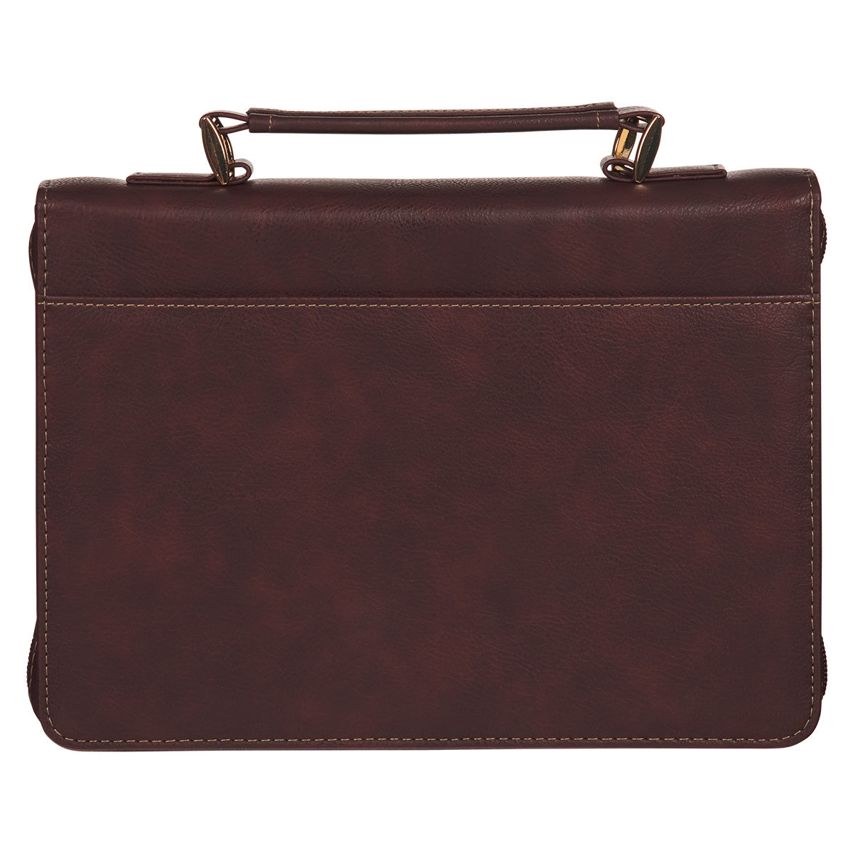 I Know the Plans I Have for You Two-Tone Brown Faux Leather Bible Bag