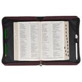 Geloof, Hoop en Liefde Afrikaans Faux Leather Bible Bag