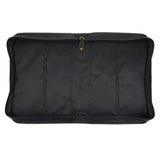 Be Strong and Courageous Black and Grey Faux Leather Bible Bag