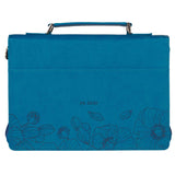 Be Still and Know Floral Faux Leather Bible Bag