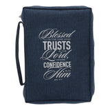Blessed Is the One Who Trusts in the Lord Whose Confidence Is in Him Polyester Bible Bag