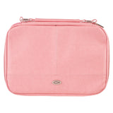 Ichthus Badge Pink Two-Fold Faux Leather Bible Bag