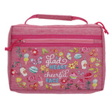 A Glad Heart Makes a Cheerful Face Polyester Bible Bag